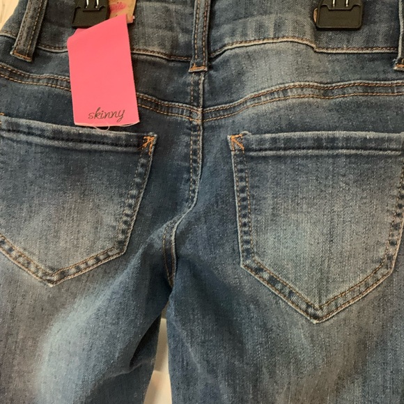 Jeans Red Camel skinny Capri denim pants Zaza Girls size 8 NWT - Picture 4 of 9